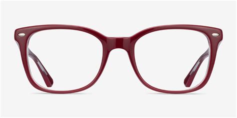 maroon glasses